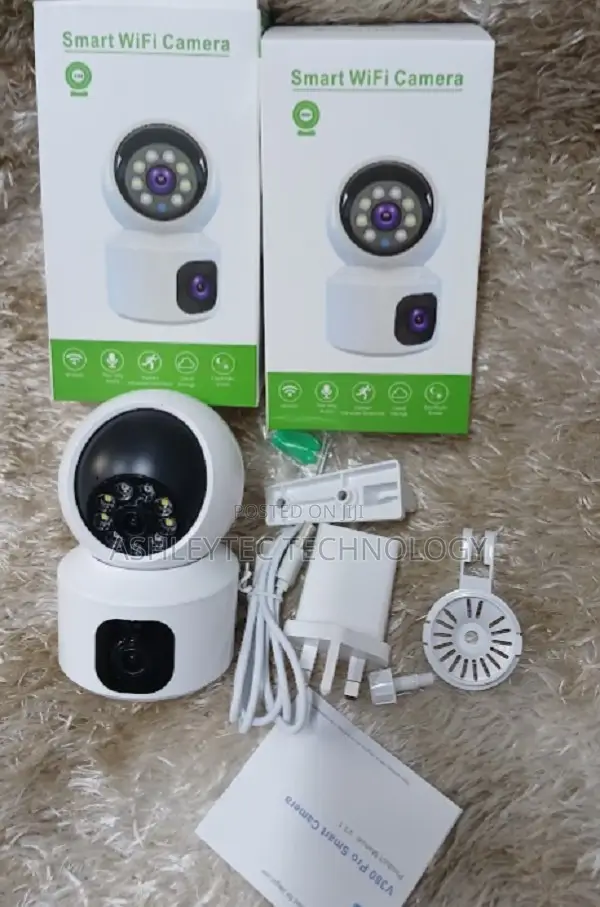 Dual-Band 2mp Indoor Dual-Lens PTZ Wifi Camera V380