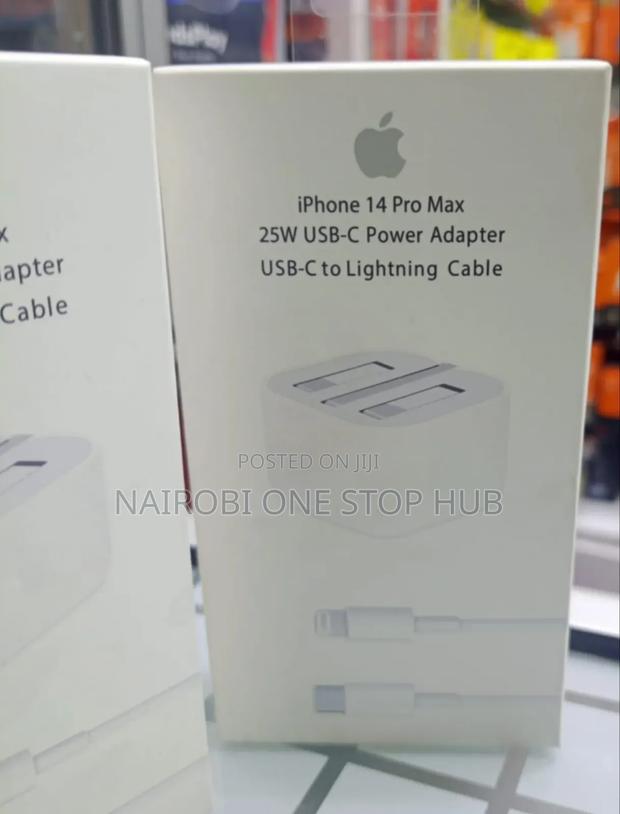 25w Usb-C Quick Charger Lightning Cable Combo for Apple Devices - thumbnail 2