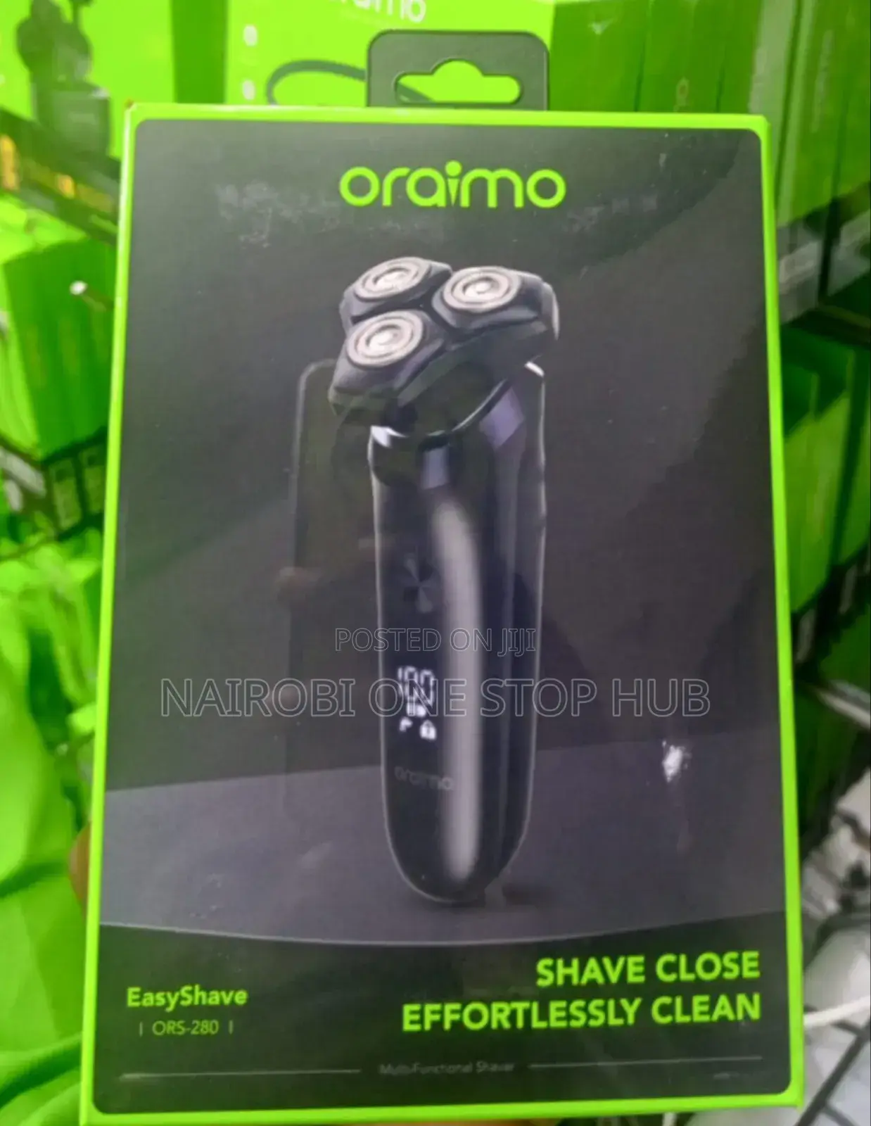 Oraimo Easy Shaver Ele Razor With Digital Battery Indicator