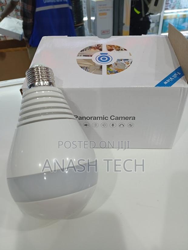 Cheapest Nanny Camera -Home CCTV Bulb - 360 Degrees Angle - main view