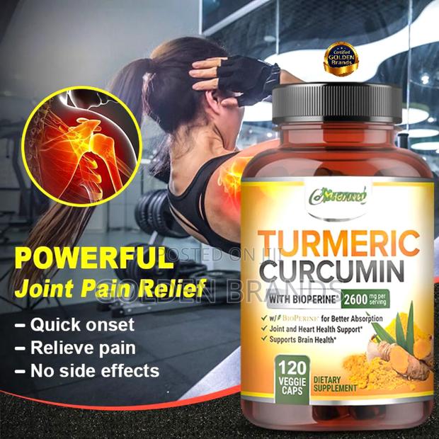 Powerful Turmeric Curcumin–Fast Joint Pain Relief, 2600 Mg
120 Capsul