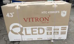 Vitron 43" Inch Qled Tv FHD Smart Android Tv