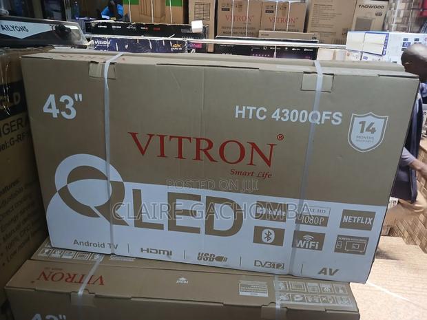 Vitron Htc4300qfs 43 Inch Qled Tv FHD Smart Android Tv,Bluetooth - thumbnail 2