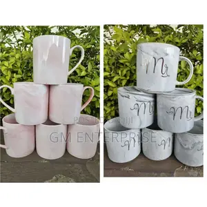 *Set of 6 Assorted Cups(3pink+3grey)