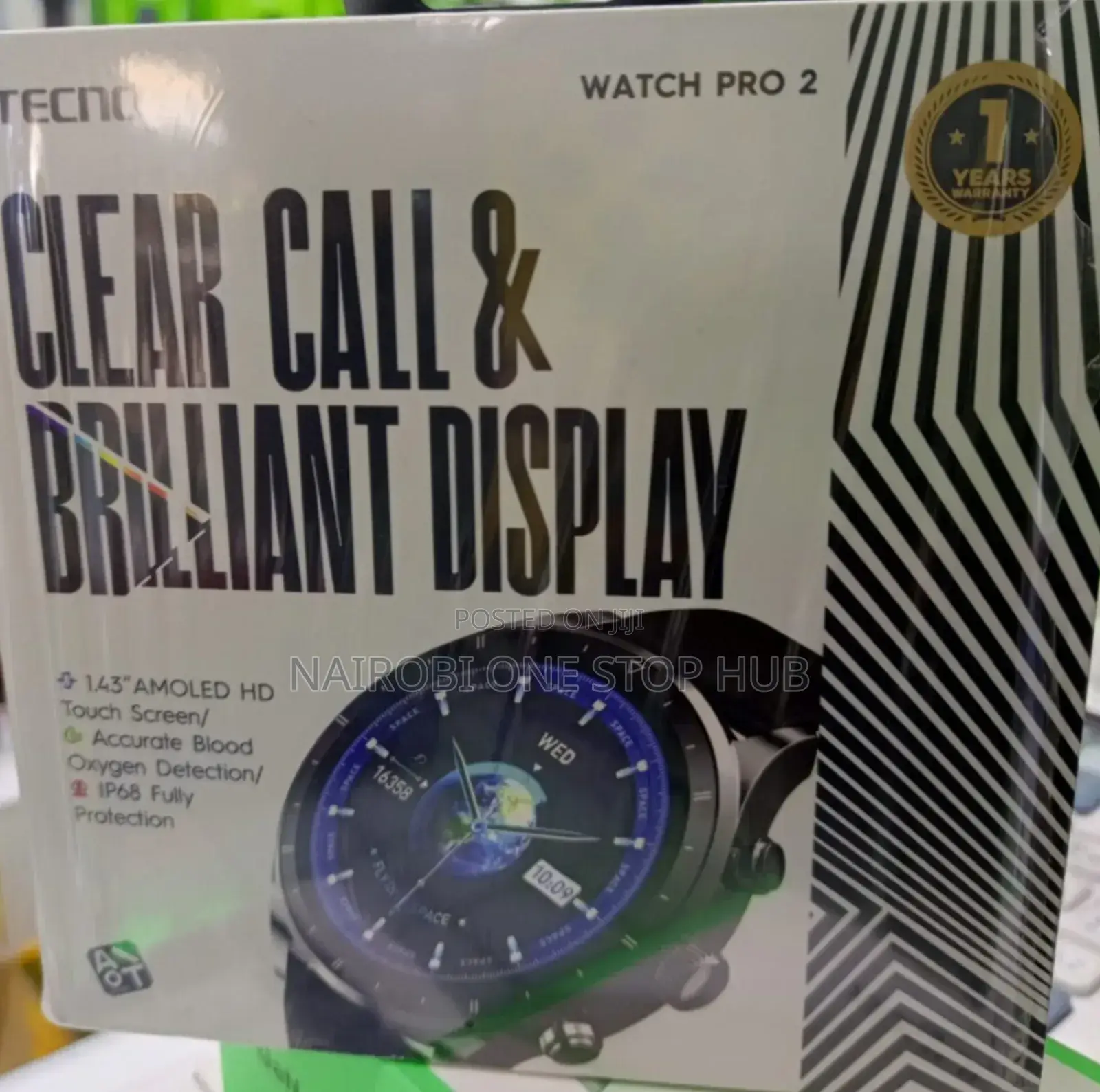 Tecno Watch Pro 2 Fitness and Health Watch