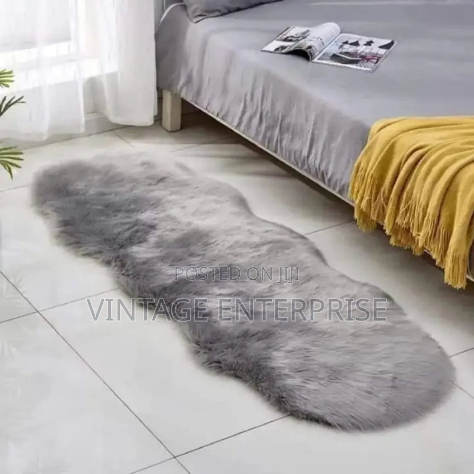 Fluffy Bedside Mat