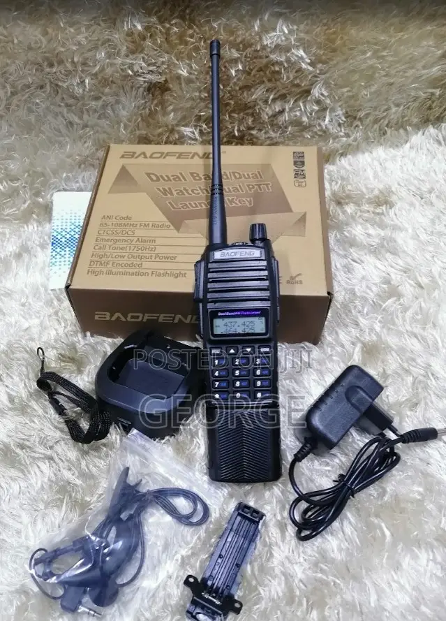 8w Baofeng Uv-82 Dual Band Handheld Walkie Talkie