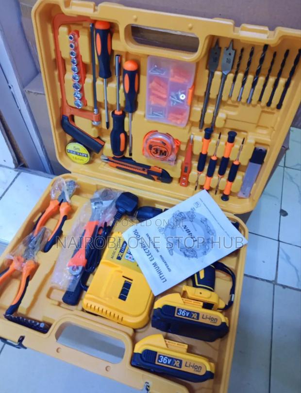 Dewalt Multipurpose Home Repair Tool Set Cordless Drill - main view