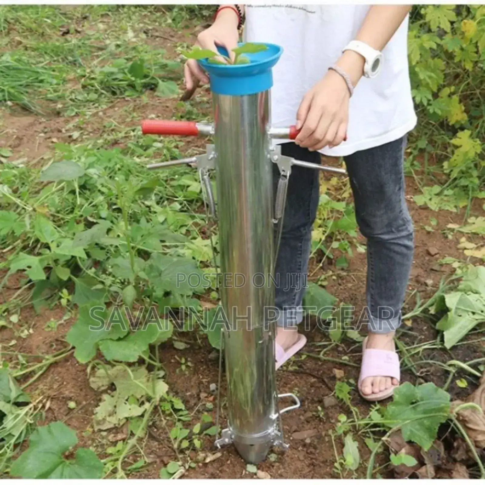 Dual Handle Vegetables, Fruits and Seeds Transplanting Tool/Machine