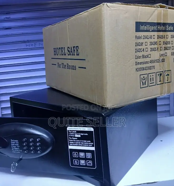 Anti-theft Small Steel Safe Box For Office , Hotel Anti-theft Safe Box