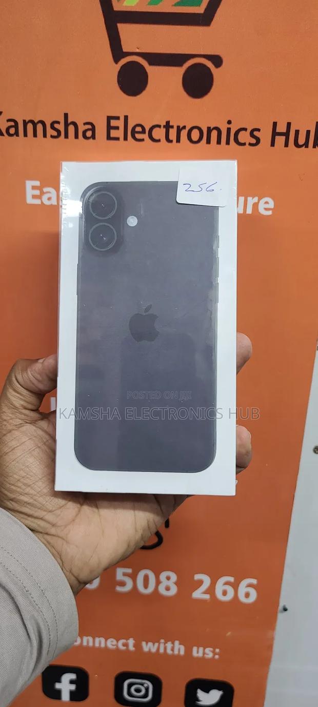 New Apple iPhone 16 128 GB Black - main view