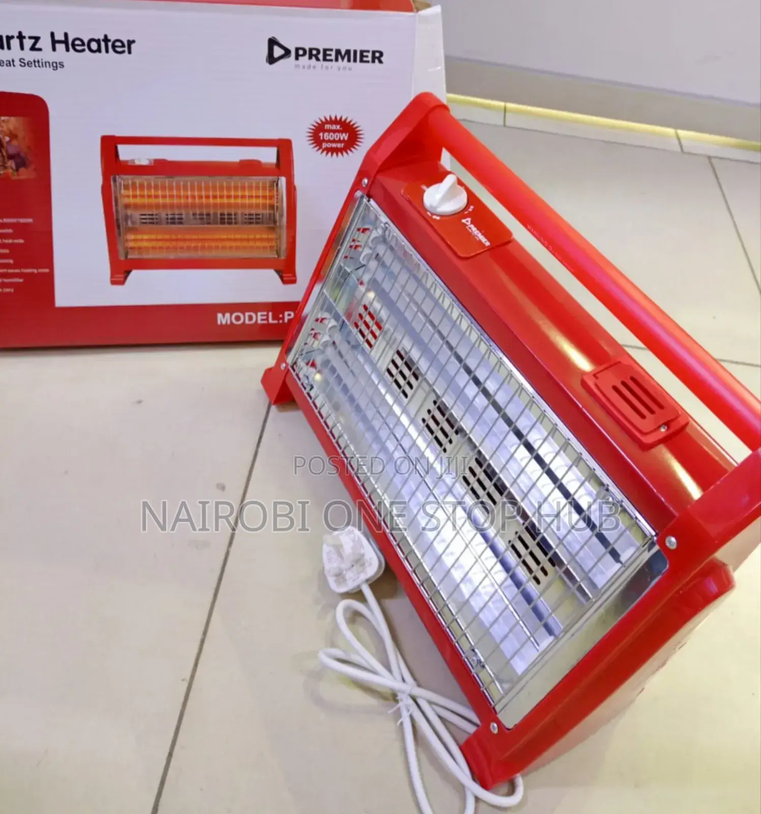 Premier Quartz Heater With Safety Grill