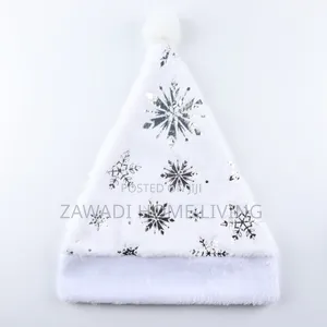 White And Red Christmas Hats