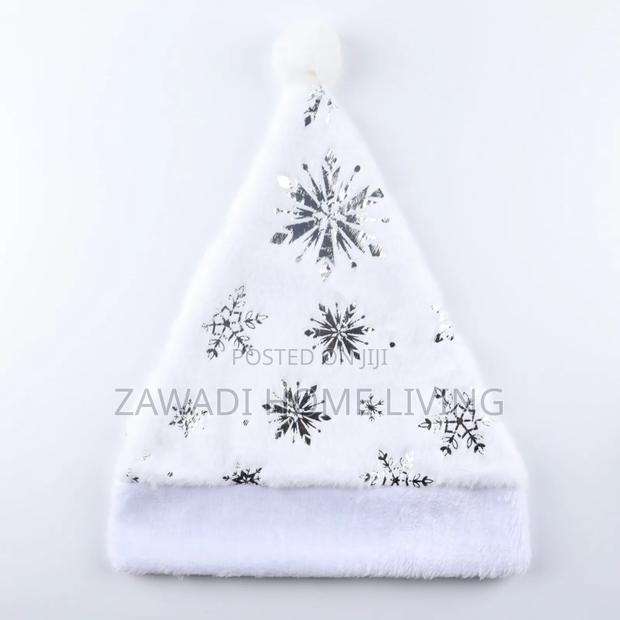 White And Red Christmas Hats - main view