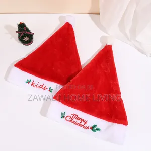White And Red Christmas Hats
