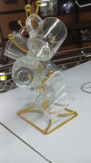 6pcs Glass Tea Mugs