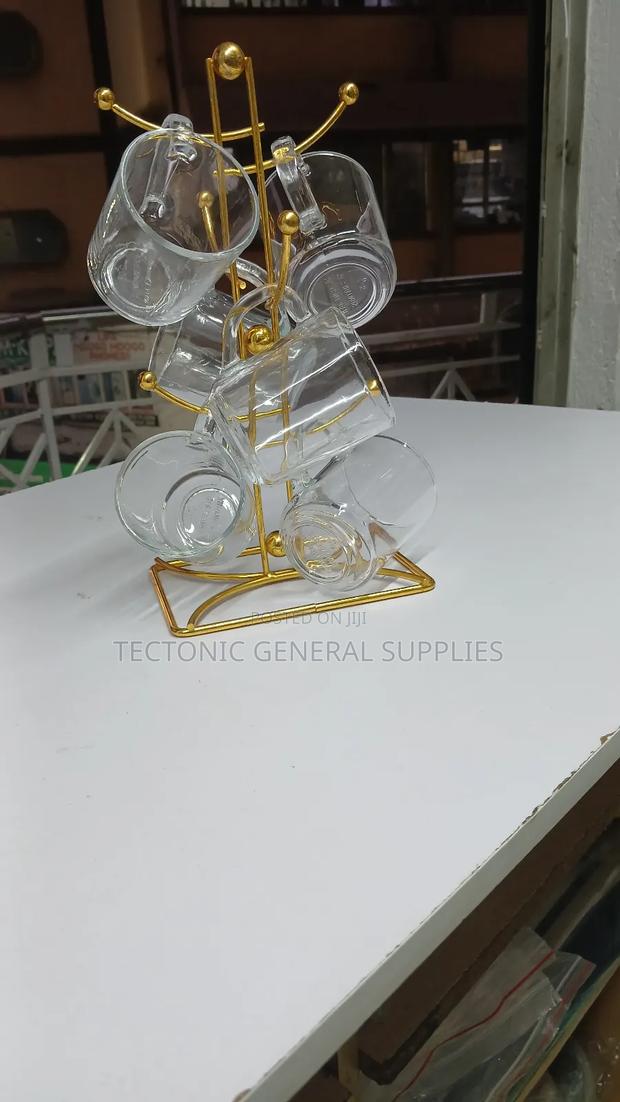 6pcs Glass Tea Mugs - thumbnail 2