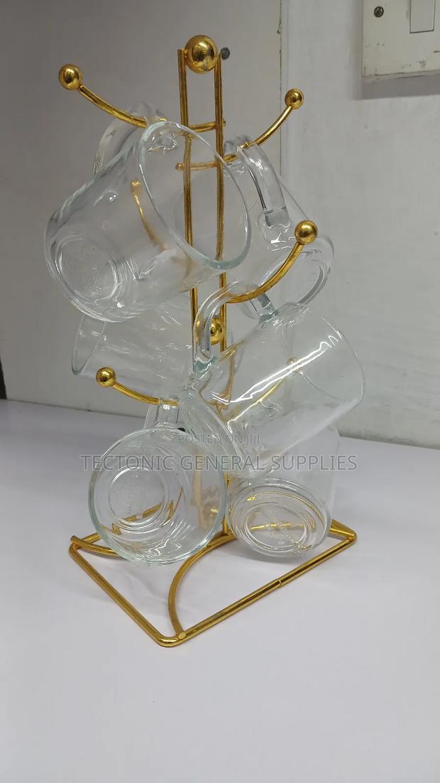 6pcs Glass Tea Mugs - thumbnail 3