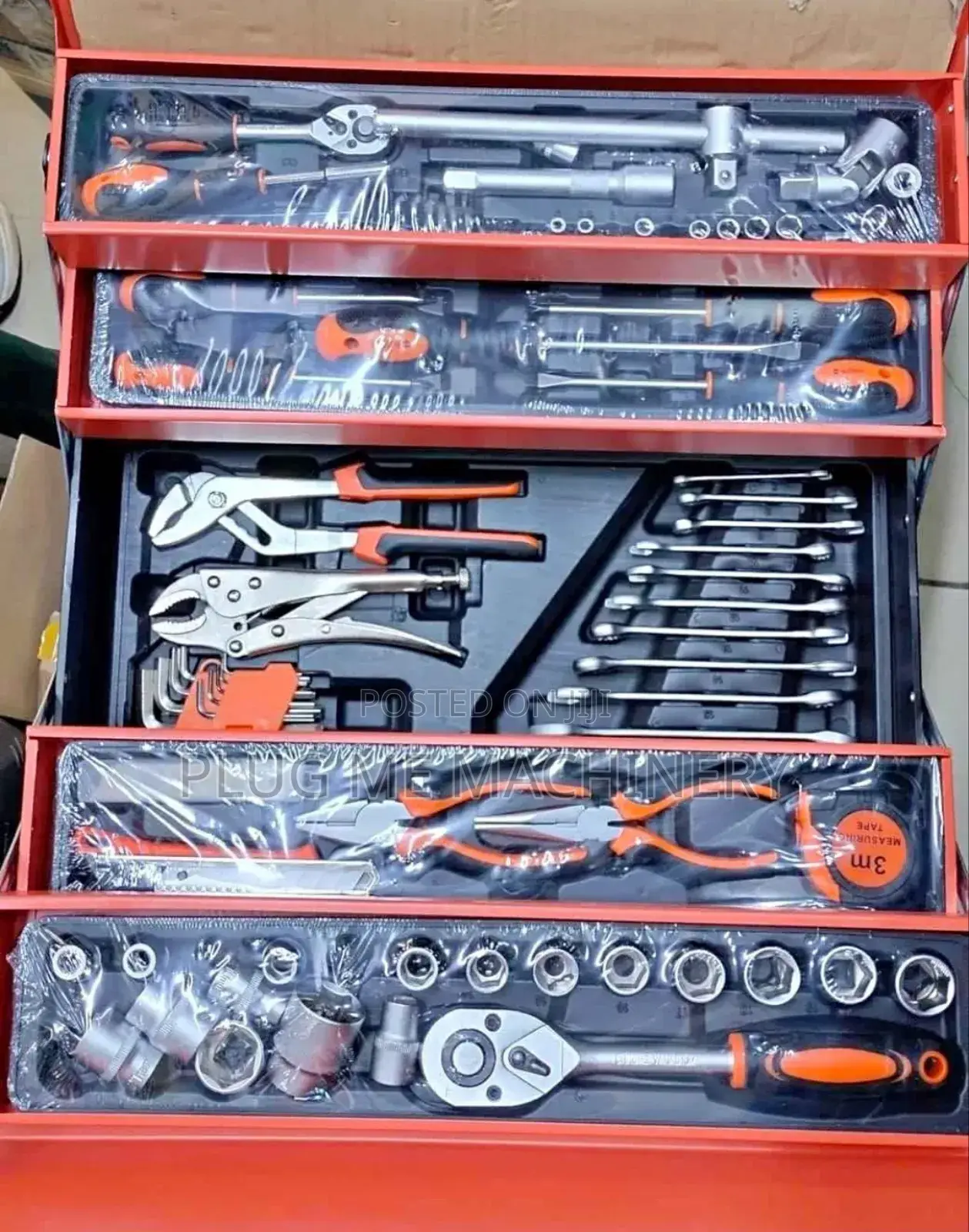 85pc Spanner Tool Set With Metal Box
