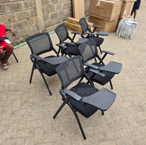 Black Training Desk Computer Desk - main view