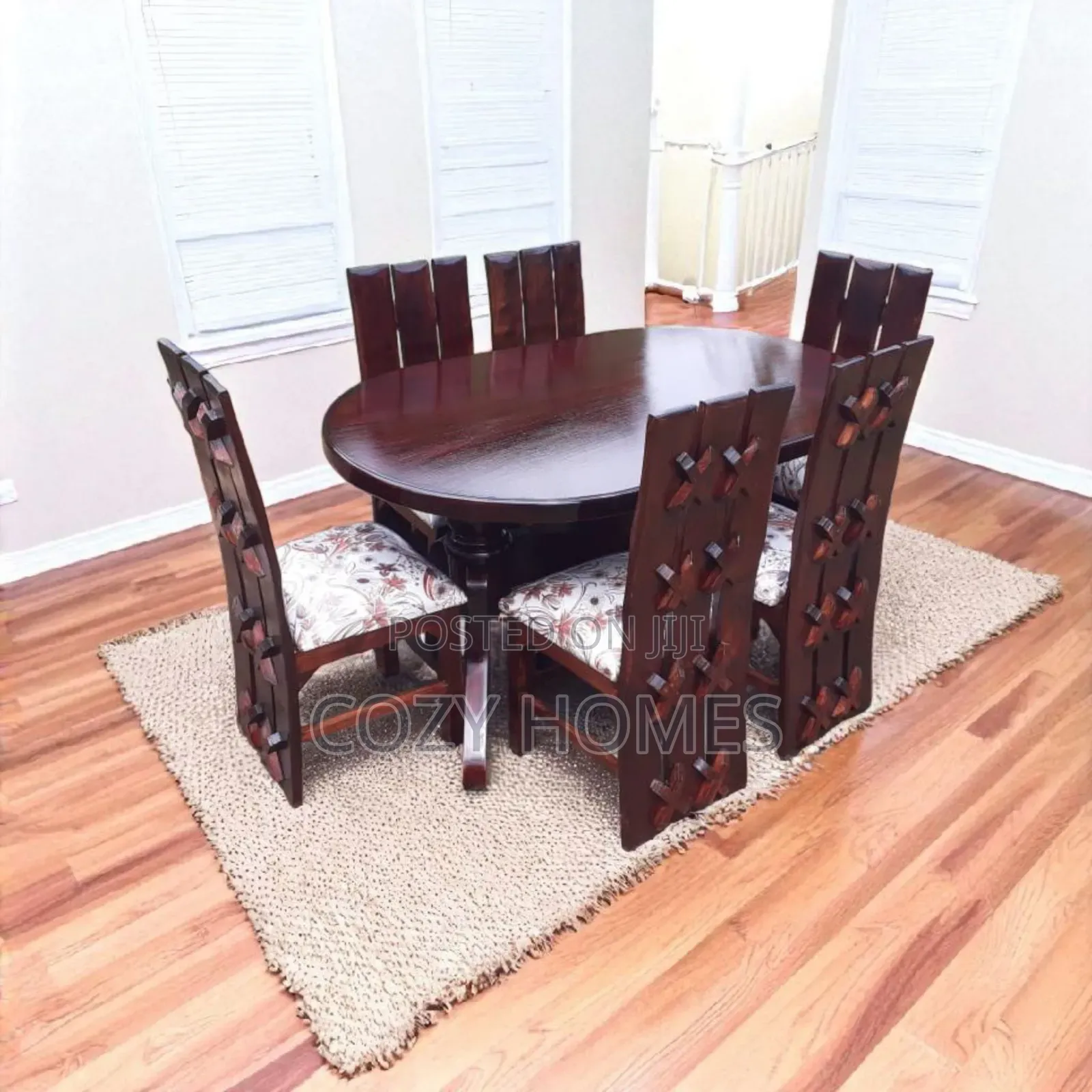 Dining Table Set, an All Wooden, Timeless 6 Seater Dining Set