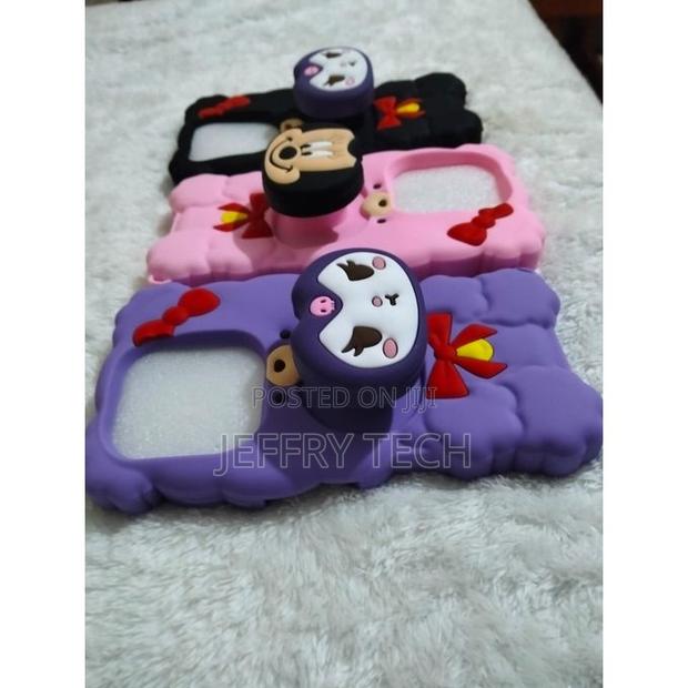 Tecno Spark 20 Fashion Unique Protective Cover Case - With Pop Socket - thumbnail 2