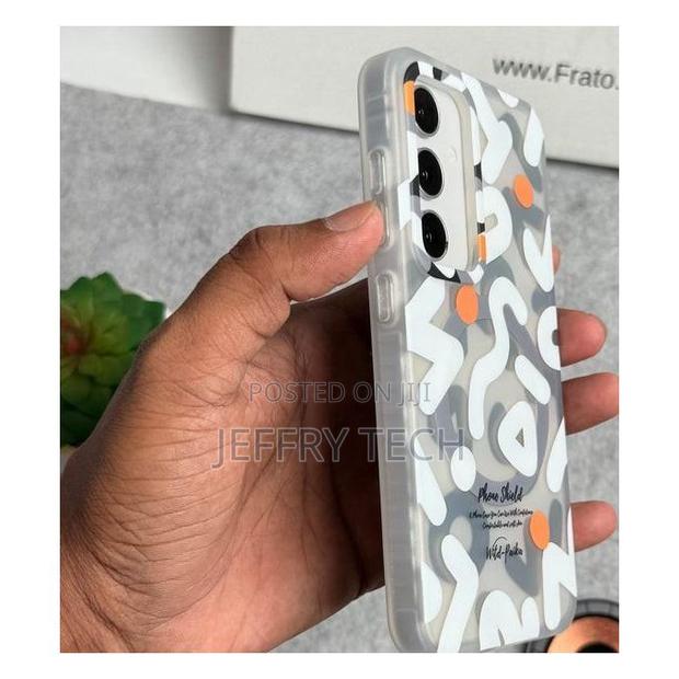 Graffiti Pattern Luxury Case Cover for Samsung Galaxy S24 Magsafe Mag - thumbnail 3