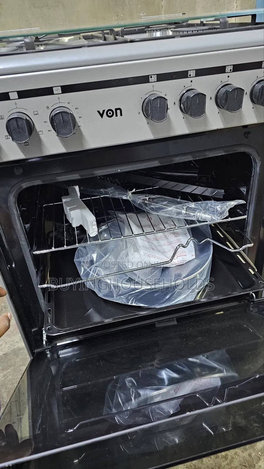 Von 60x60 Cooker [3+1] Stainless Steel (New)