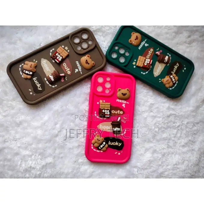 iPhone 12 Pro Fashion Fancy Protective Silicone Cover Case.