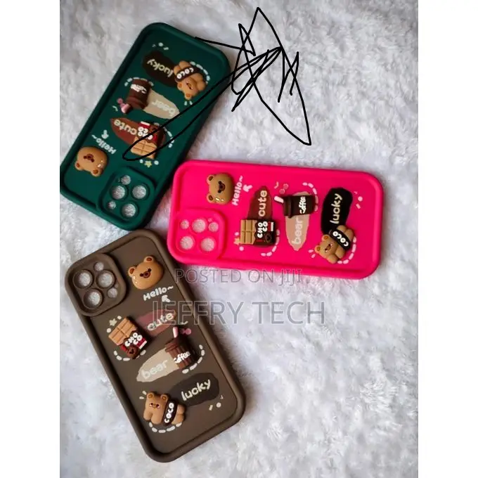iPhone 12 Pro Fashion Fancy Protective Silicone Cover Case.