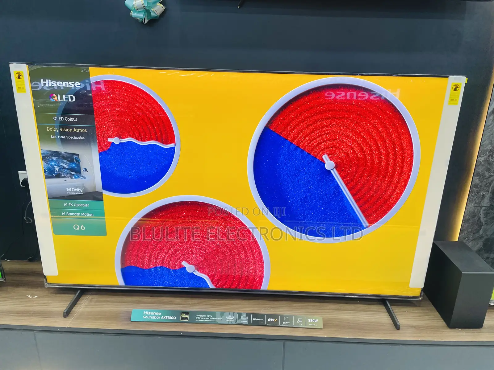 Hisense 65” Qled Frameless Tv