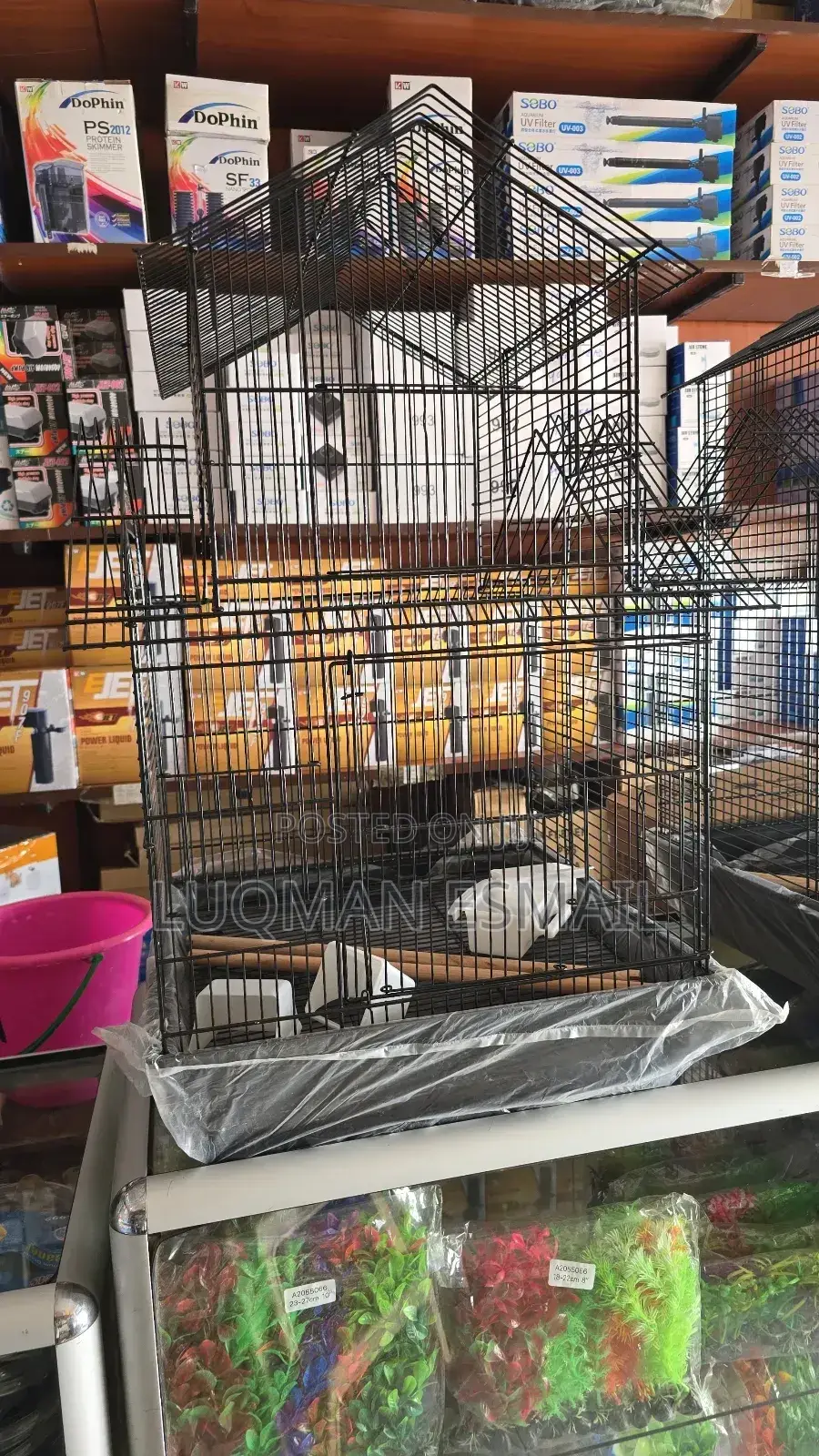 Black Cage for Birds