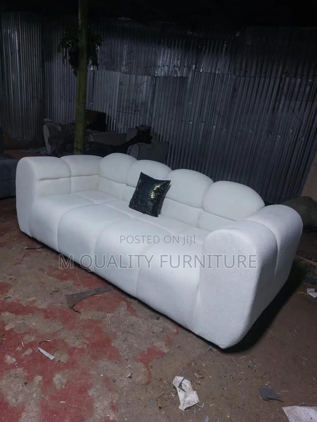3 Seater White Bubble Couches
