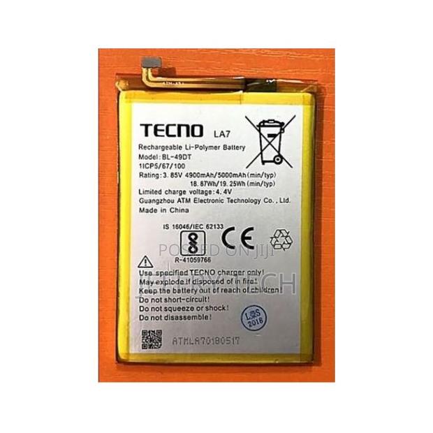 Replacement Battery for Tecno Pouvoir 2 Pro - main view