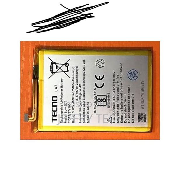 Replacement Battery for Tecno Pouvoir 2 Pro - thumbnail 3