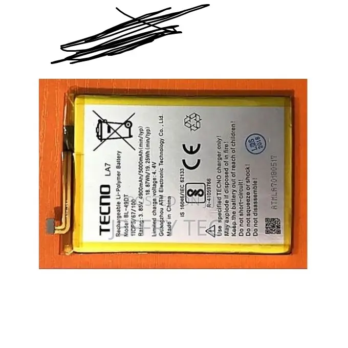 Replacement Battery for Tecno Pouvoir 2 Pro