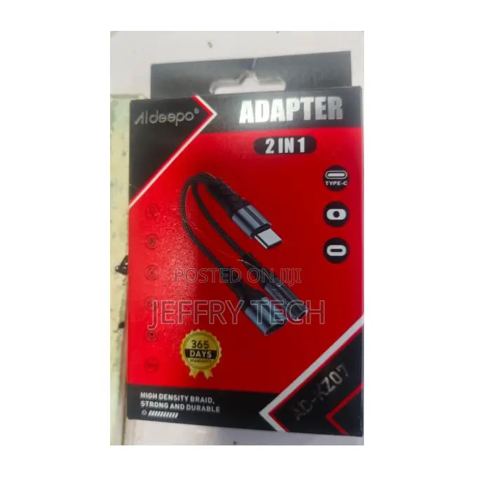 2 in 1 Type C to Auxi Adapter
