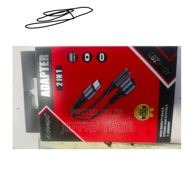 2 in 1 Type C to Auxi Adapter