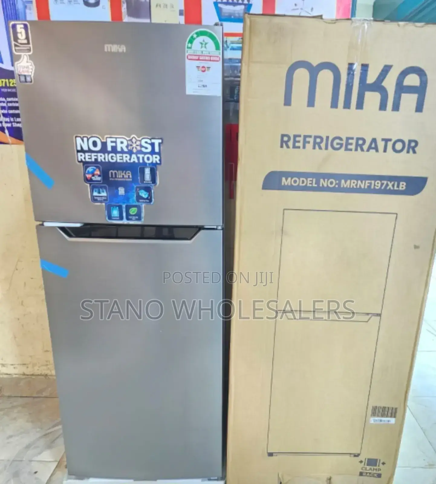 Mika 138litres Fridge Double Door