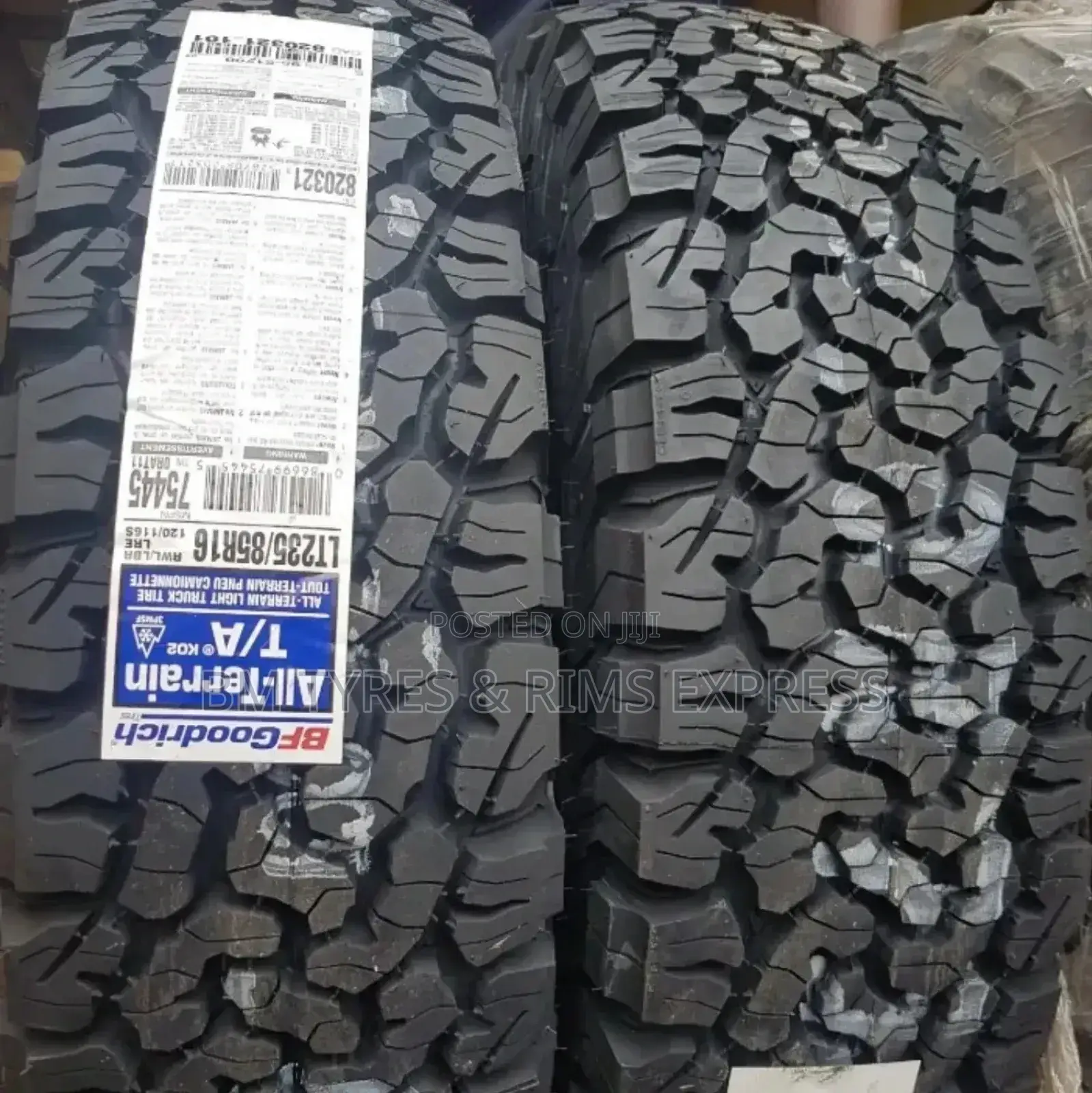 235 /85 R16 Bf Goodrich Tyres (All Terrrain)