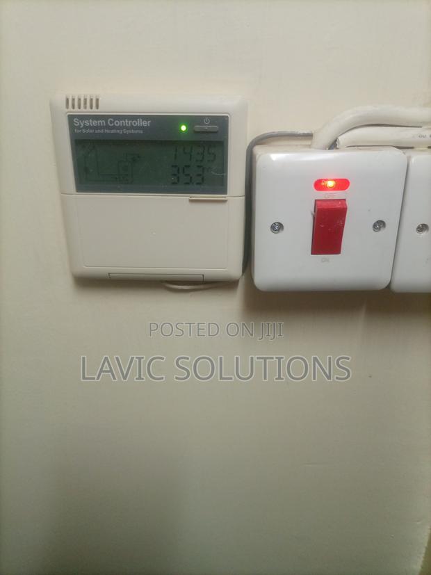 Smart Solar Water Heater Controller - main view