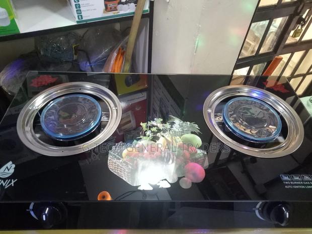 Nunix 2 Burner Infrared Auto Ignition Gas Stove - main view