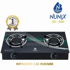 Nunix 2 Burner Infrared Auto Ignition Gas Stove