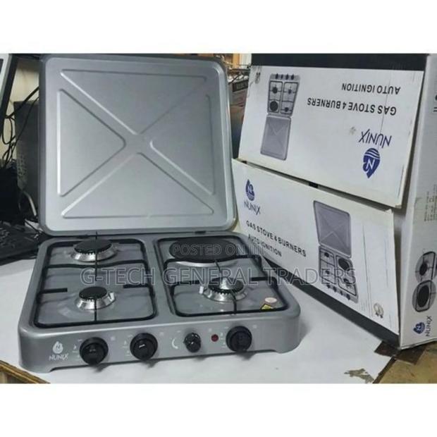 Nunix 3gas+1hotplate 50*55 Table Top Gas Stove