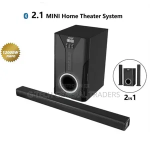 Nunix 2.1ch Nu-a61 Soundbar Speaker System 12000w