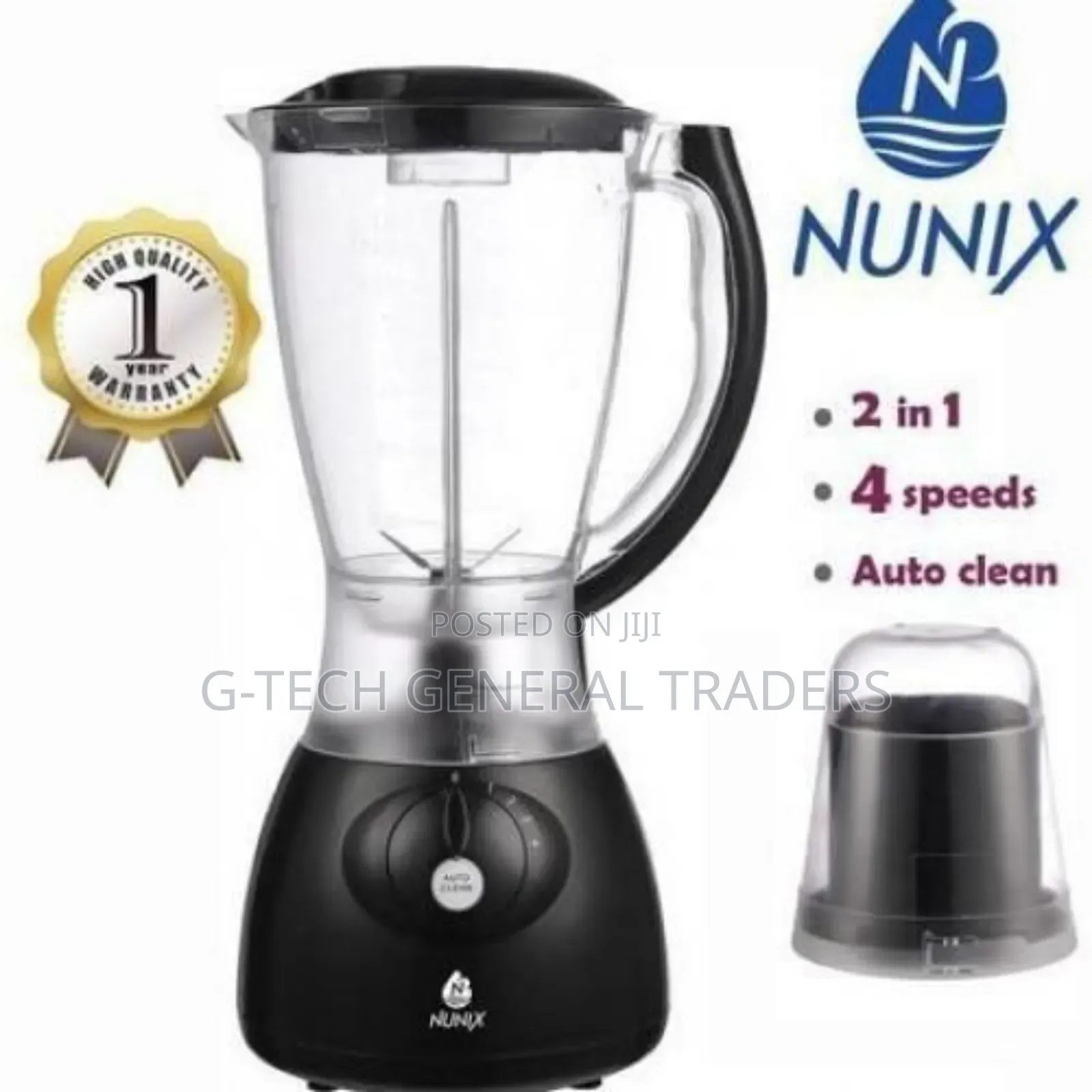 Nunix 4 Speed 2in1 Blender Ak-300b