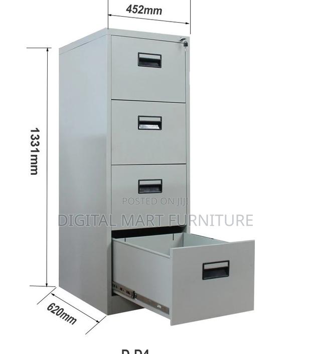 Office Cabinet: Three Drawer Varry Office Cabinet - thumbnail 4
