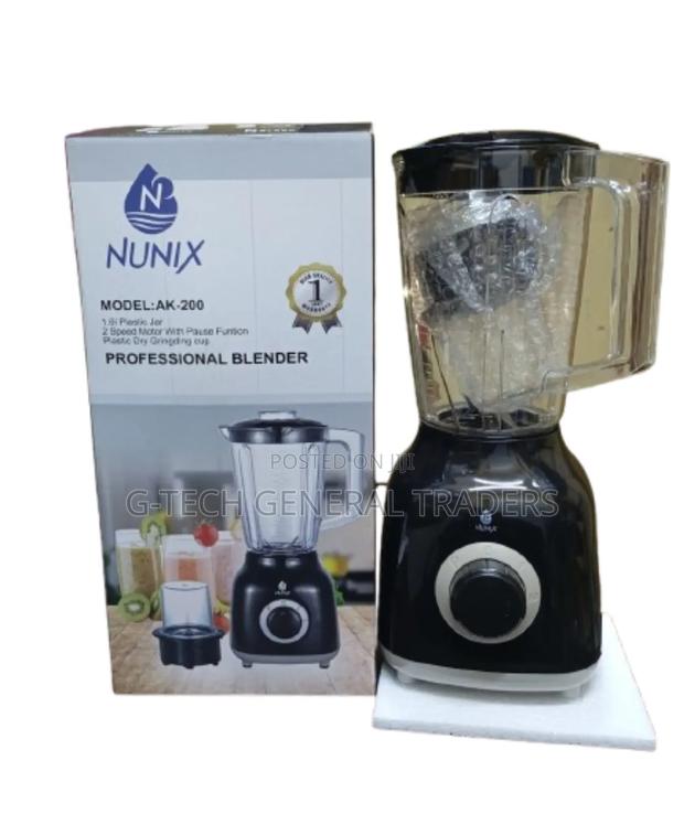 Nunix Ak-200 Heavy Duty 2in1 Electric Blender - thumbnail 2