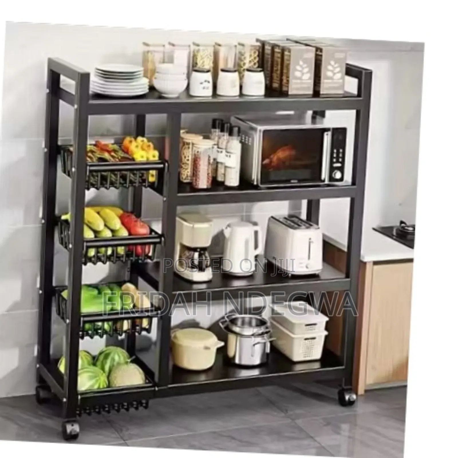 Multifunctional Strong Metallic Kitchen Rack