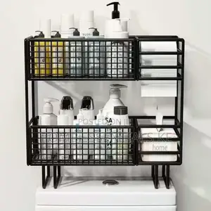 *Double Layer Over the Toilet Rack/Shelf Organizer